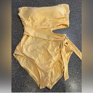 Calia underwood Yellow One-Piece Swimsuit